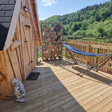 Les Cabanes Feeriques Du Cheix Saint-Diery Bagian luar foto