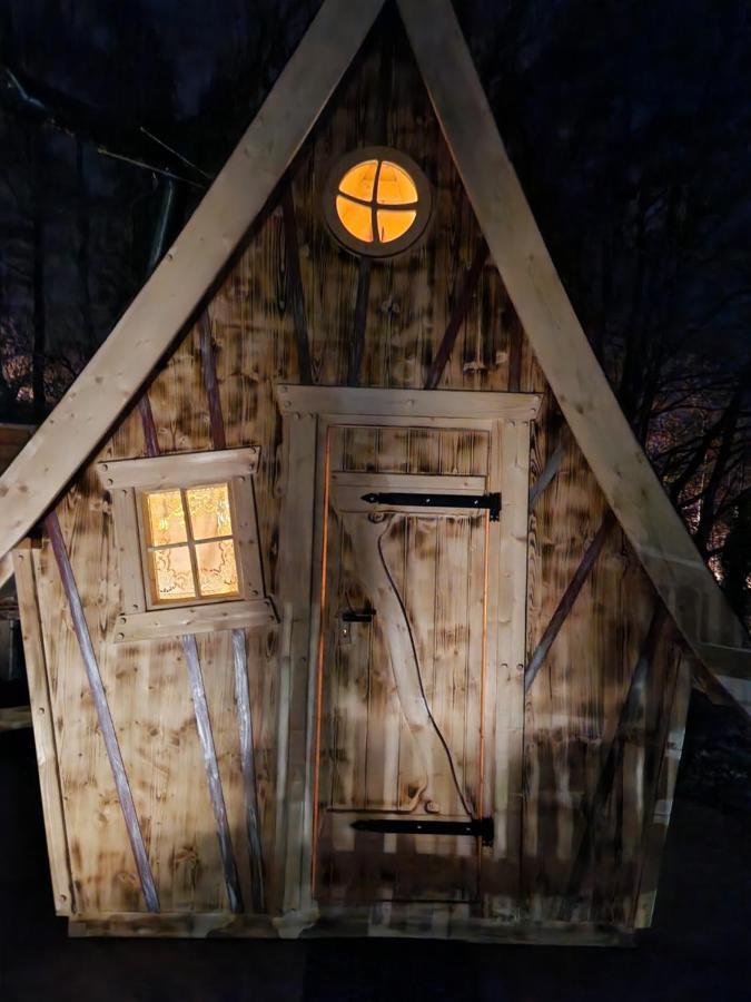 Les Cabanes Feeriques Du Cheix Saint-Diery Bagian luar foto
