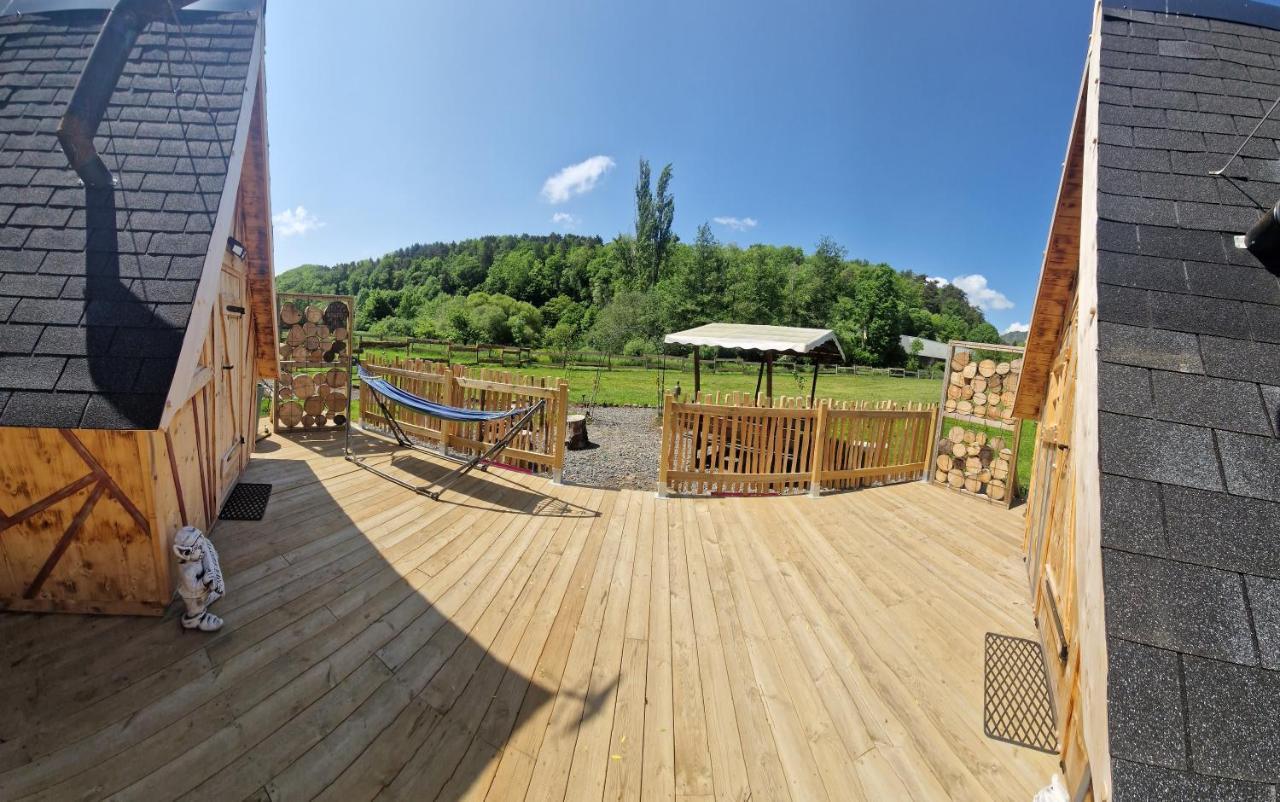 Les Cabanes Feeriques Du Cheix Saint-Diery Bagian luar foto