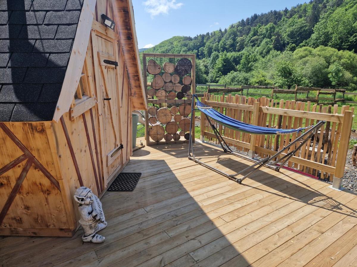 Les Cabanes Feeriques Du Cheix Saint-Diery Bagian luar foto